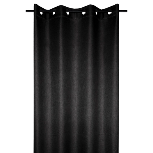 Rideau Occultant STOF Copenhague noir 140x260cm - STOF