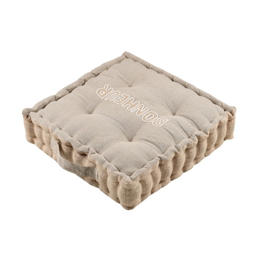 Coussin de sol STOF KINOGI Ecru 45x45x10cm - STOF