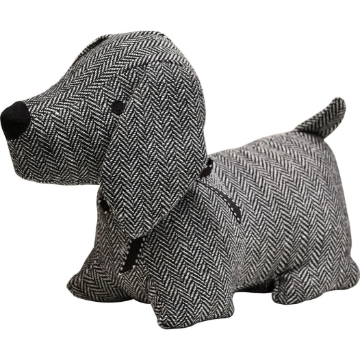 Butée de porte LUANCE Chien Noir/Blanc - LUANCE