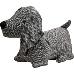 Butée de porte LUANCE Chien Noir/Blanc - LUANCE