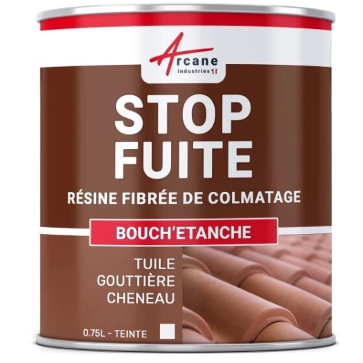 Arcane Stop Fuite Bouch'Etanche Fibré Tuile 0,75L - ARCANE