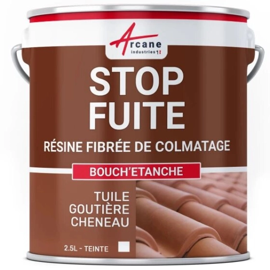 Etanchéité toiture ARCAFILM fibré tuile 2,5L - ARCANE