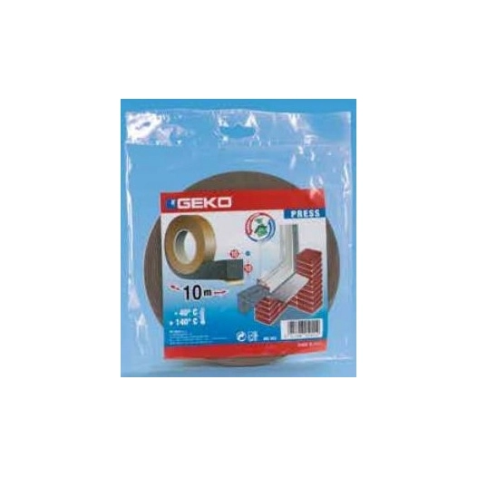 Joint adhésif précomprimé GEKO bande d'étanchéité 10mmx10x10m - GEKO