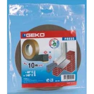 Joint adhésif précomprimé GEKO bande d'étanchéité 10mmx10x10m - GEKO