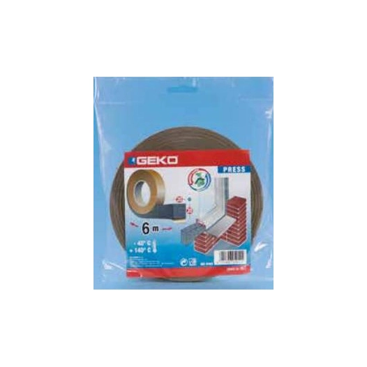 Joint adhésif précomprimé GEKO bande d'étanchéité 20mmx20x6m - GEKO