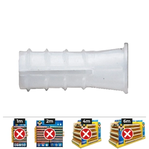 boîte 500 unité tampon plastique type b 5 mm