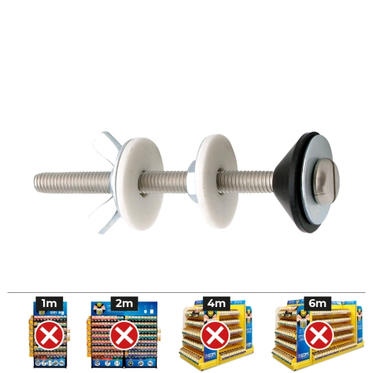 sac de fixation de réservoir m6x90 type fcis inox a2