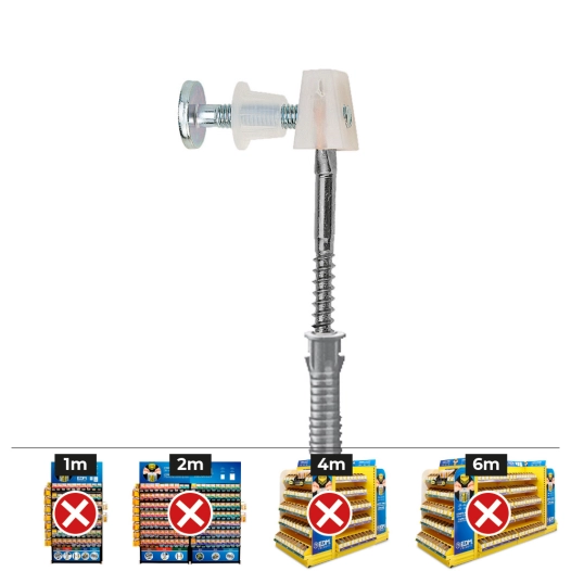 sac 2 unités fixation wc horizontale