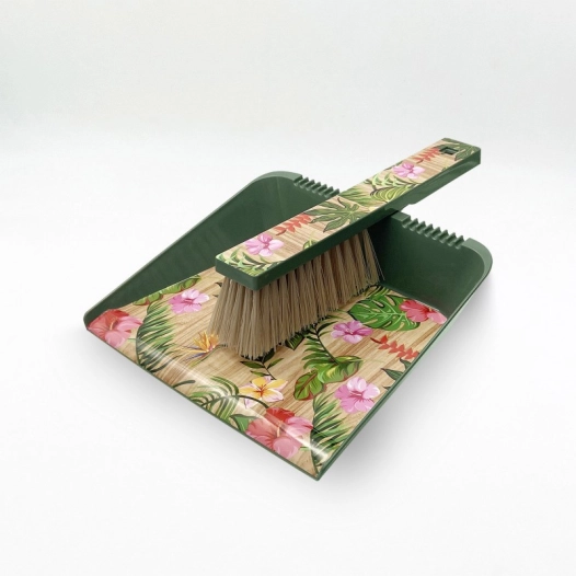 pelle+balayette remue menage décor nature tropical - rm