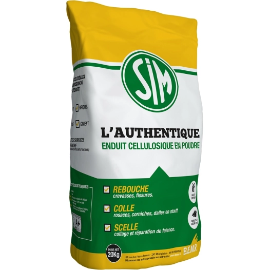 Sim Enduit Reboucheur 20 Kg - SIM