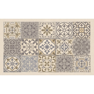 Tapis Velvet Carreau Cim Ocre45x75 - MERCURY