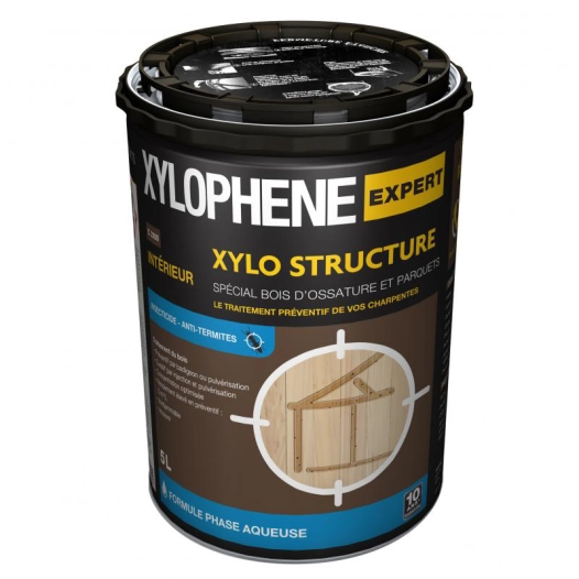Traitement insecticide et anti-termites intérieur XYLO.Structure 5L - XYLOPHENE