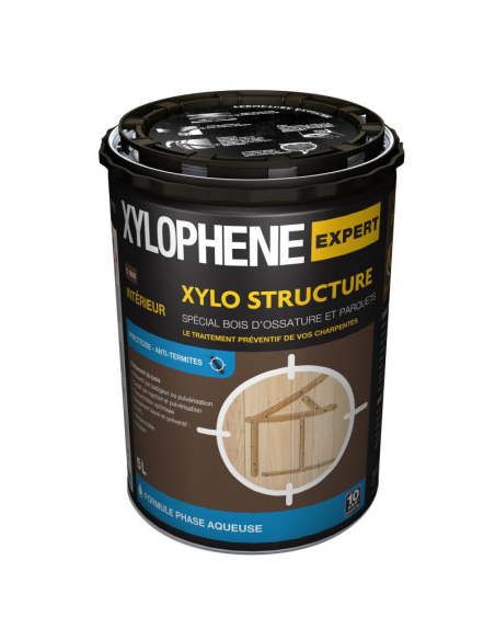 Traitement insecticide et anti-termites intérieur XYLO.Structure 5L - XYLOPHENE