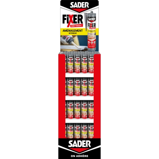 Box de 80 cartouches SADER FSP aménagement intérieur 360g - SADER