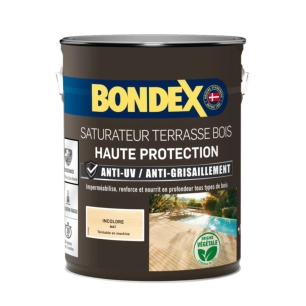 saturateur terrasse bois haute protection mat pot 5l - bondex