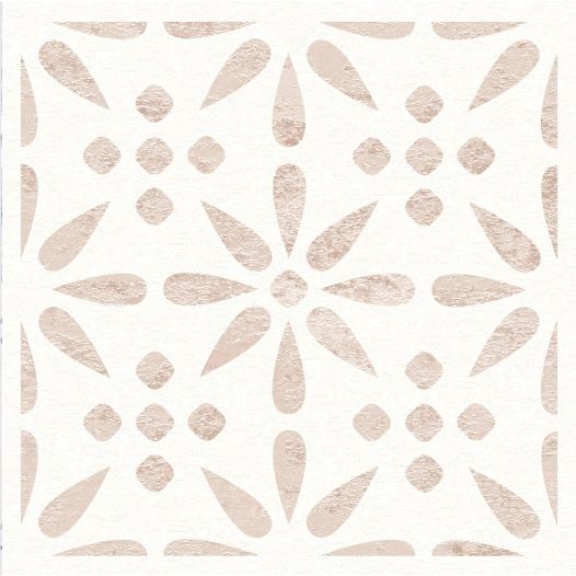 dalles murales adhésives wall tiles effet carrelage vintage fleur 30.5x30.5cm boite de 6 - access de