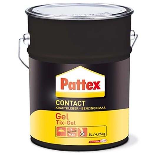 colle contact néoprène gel 4.250kg - pattex