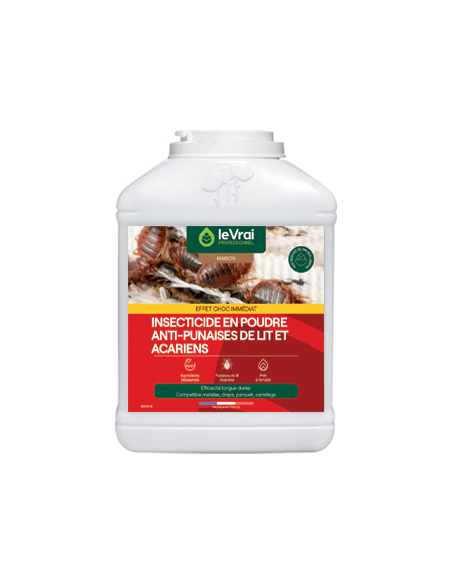 insecticide en poudre punaises de lit et acariens 250g tp18 - le vrai