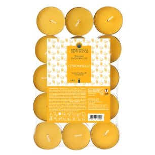 bougies chauffe-plat citronnelle x30 - devineau