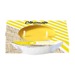 bougie parfumée citronnelle 2 mèches - devineau
