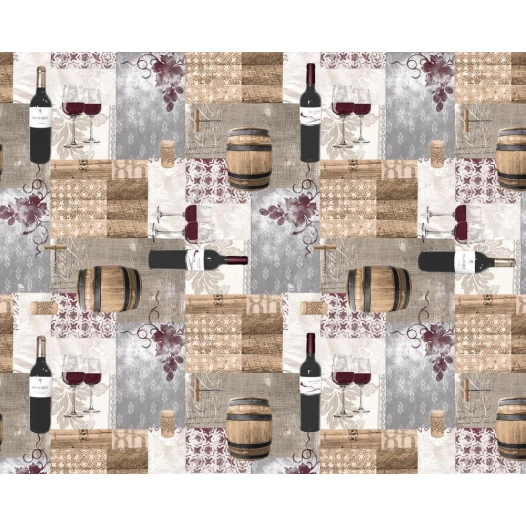 toile cirée déco tabern 140cm x 20m - access deco