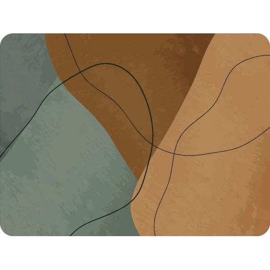 tapis velvet curves 1 45x75cm - mercury