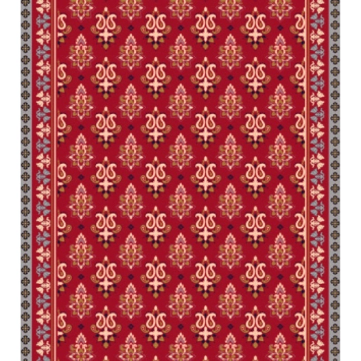 17 tapis de passage persian runner red 0.66x15m - vica