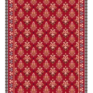 17 tapis de passage persian runner red 0.66x15m - vica