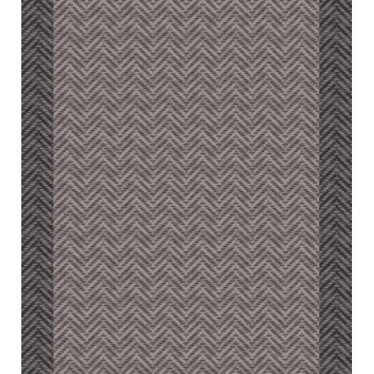 17 tapis de passage herringbone pattern grey 0.66x15m - vica