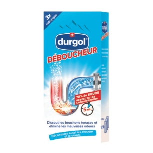 durgol déboucheur 3 sachets 50g - durgol