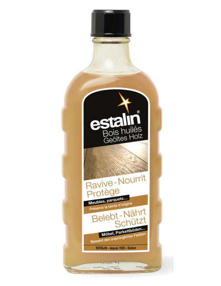protecteur raviveur bois huilés 500ml - estalin