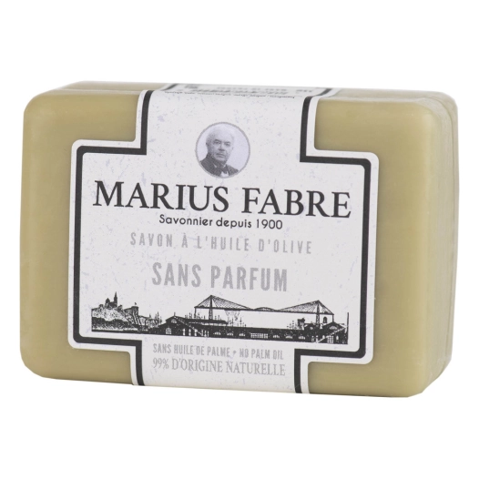 20 savonnette à l'huile d'olive sans parfum 100g - marius fabre