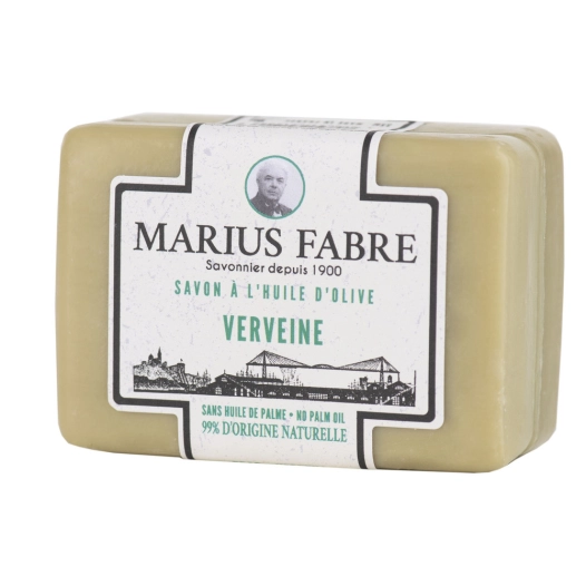 savonnette à l'huile d'olive parfum verveine 100g - marius fabre