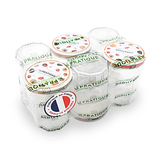 pots de confiture 385ml ø82 pack de 6 - le pratique