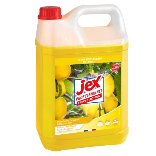 dégraissant professionnel triple action parfum pays niçois 5l - jex