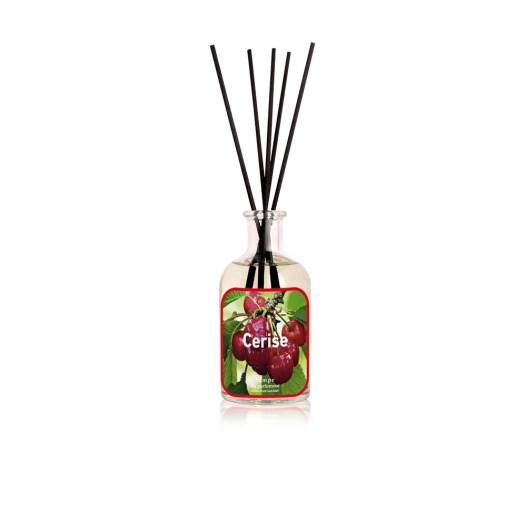 6 bambous parfumés cerise 100ml - lampe du parfumeur