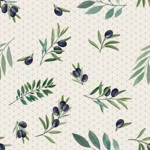 toile cirée déco ampus beige 140cm x 20m - access deco