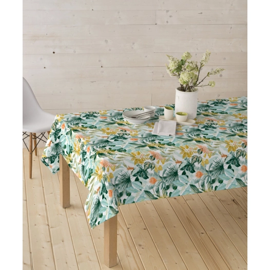 toile cirée skin laize nappe 20m x 140cm bora - access deco