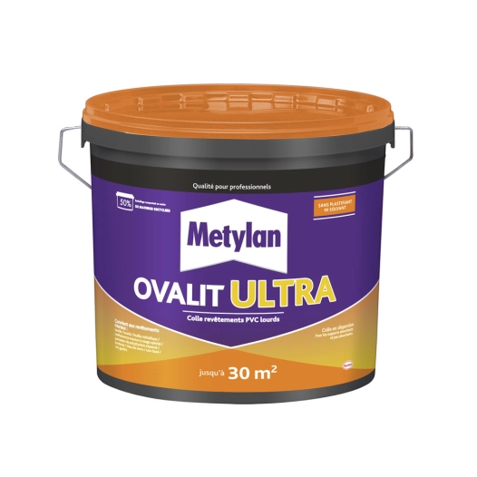 colle revêtements muraux ovalit ultra 5kg - metylan