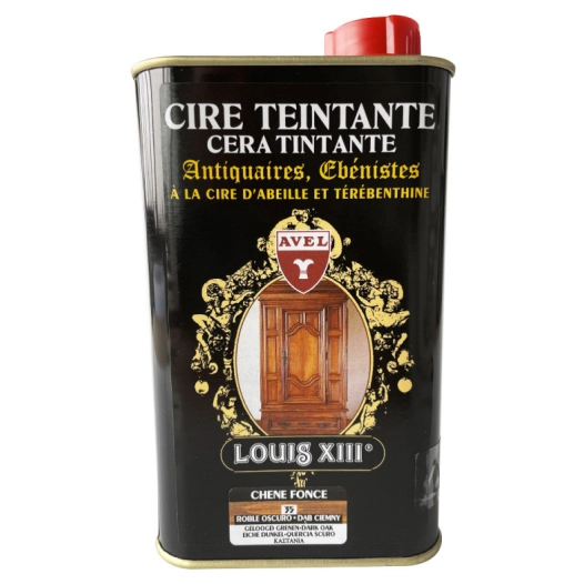 cire liquide teintante antiquaire & ebéniste bidon 500ml - louis xiii