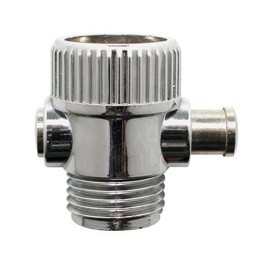 stop douche laiton chromé sous sachet - disflex