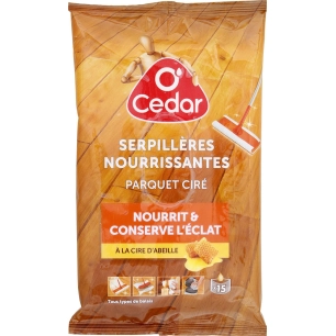serpillères parquet ciré x15 - o cedar