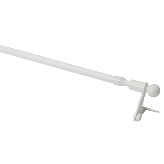 tringle sans perçage blanche pressfix 30-50cm - ardec