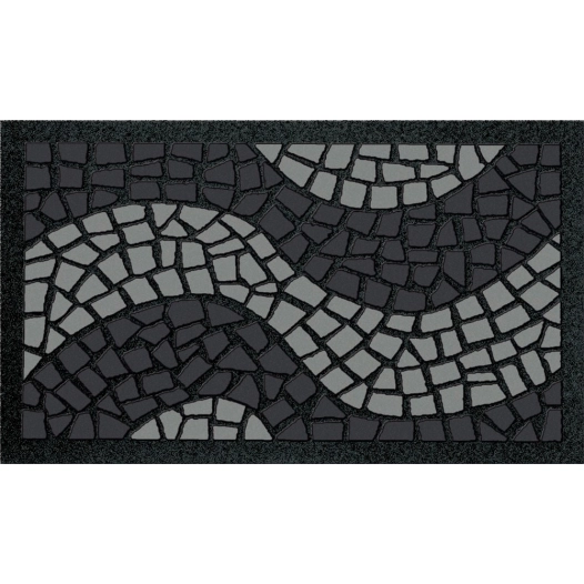 tapis format classic ondes 40x68cm lot de 6 - euroflock division