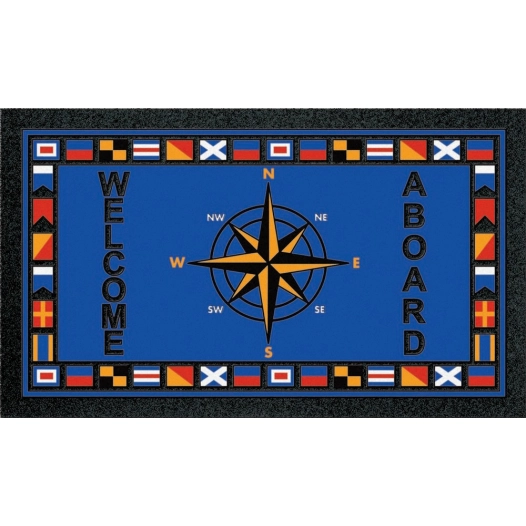 tapis format classic rose des vents 40x68cm - euroflock division