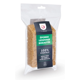 eponge végétale biseautée gros travaux et gros nettoyages - gerlon