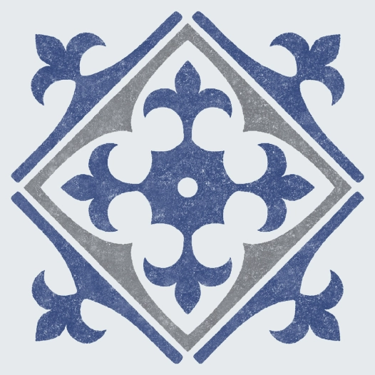 dalles murales adhésives wall tiles nadia bleu 15.25x15.25cm boite de 6 - dc-fix