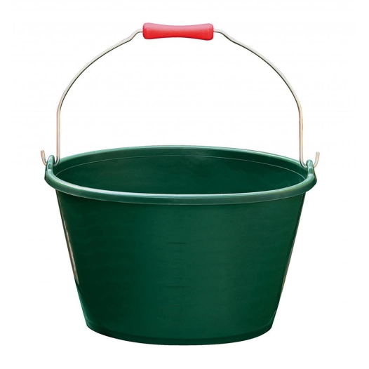 seau à vendange vert anse metal avec poignées 16l - aluminium et plastiques