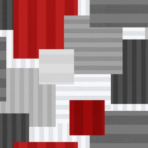 toile cirée déco claire rouge 140cm x 20m - access deco