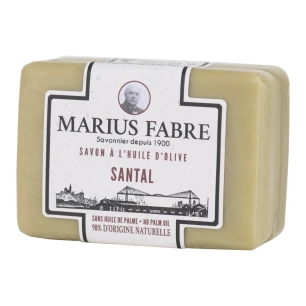savonnette à l'huile d'olive parfum santal 100g - marius fabre